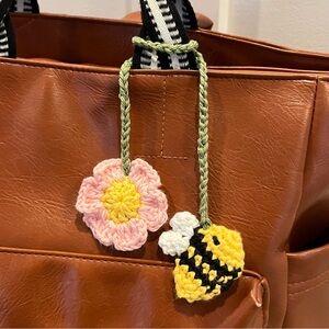 Flower and Bumblebee Bookmark